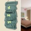 [Plaid & Bowknot] Green/Wall Hanging/Hanging Baskets/Wall Organizers/Baskets (11 * 21)