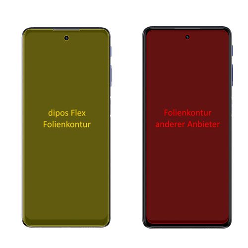 2x Screen Protector for Motorola Moto G51 5G Protective Film covers 100% dipos