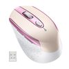 Wireless Mouse, 6 Buttons Mouse Silent Efficient Design, Suitable for Hand Size & Comfortable Grip, Office Mouse for Laptop PC Computer Tablets Windows Linux, 3 Adjustment Levels, Pinlk