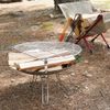 Zeol Fire Disc, Compatible Trivet, Bonfire, Camping, Stainless Steel, Bulkier Hardware