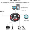 XMSJSIY PC Switch External PC Power Button, Desktop PC Power Button Computer Case Reset Switch External Remote Case VGA USB Motherboard On/Off Button with Two USB and Audio Ports - 160CM