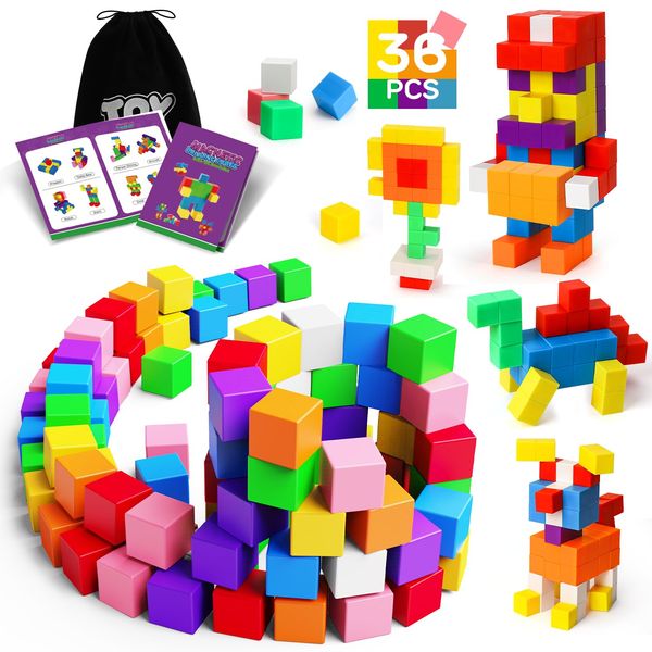 TOY Life Magnetic Blocks Magnetic Building Blocks Magnetic Blocks for Toddlers Age 3-5 Magnetic Blocks for Kids Ages 4-8 STEM Magnetic Blocks for Kids Ages 3-5 Learning Preschool Building Toys