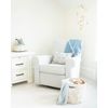 Crane Baby Decorative Quilted Pillow, Rainbow