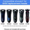SH30 Replacement Heads for Philips Norelco Series 3000, 2000, 1000 Shavers and S738 Click and Style, Replace the SH30 Shaver Blades 9 pack