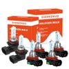 For Nissan Quest 2011-17 Halogen Headlight High Low+Fog Light Upgrade Bulbs Kit