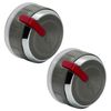 Replacement Control Knobs Compatible with Weber Genesis II 66754 – 2-Pack Gri...