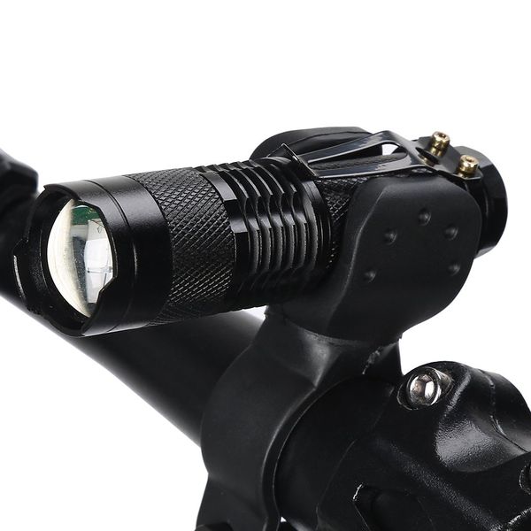 Bicycle Front Lamp, Bicycle LED Flashlight, Bicycle LED Light, High Performance, Waterproof Zoom, LED Light, 360 Degree Adjustable, Fishing, Hiking, Battery, Waterproof, Military, Power Outages,