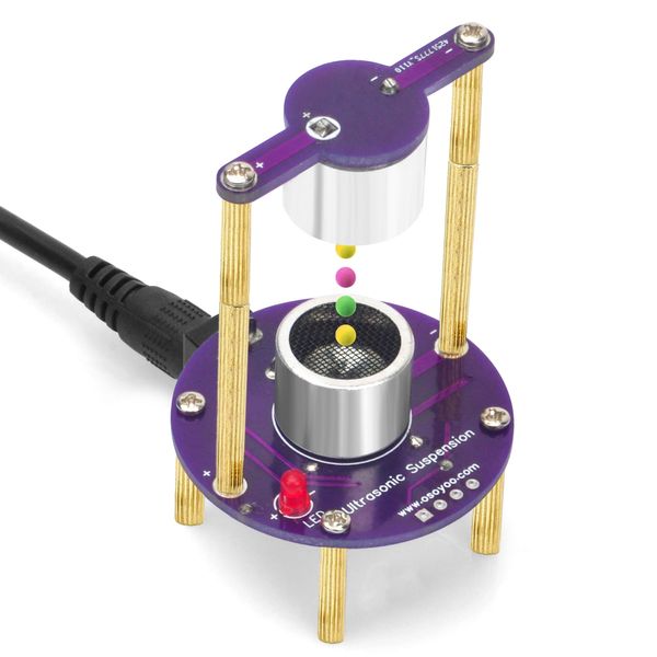 OSOYOO Löten Praxis-Kit zu DIY Ultraschall Levitation Projekt mit USB-Stromkabel für das Lernen Training Lehre Löten Anfänger Erwachsene