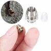 E-outstanding 25-Pack Copper 3mm Light Emitting Diode LED Bezel Holder - Round Lamp Emitting Diode Mount Panel Display Socket Base