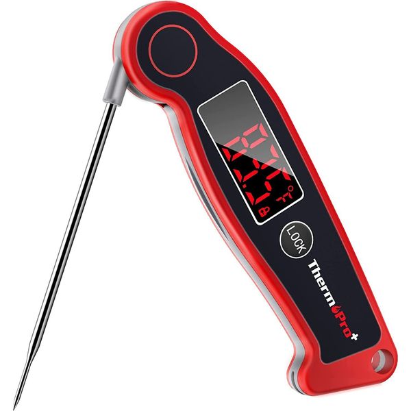 Waterproof Meat Thermometer for Grilling  Instant Read Kitchen Cooking