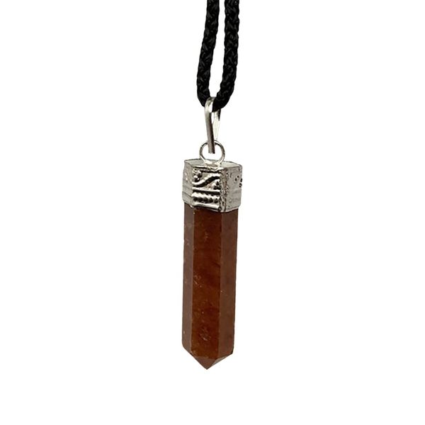 VIE Pencil Pendant, 25-30mm (Red Carnelian)