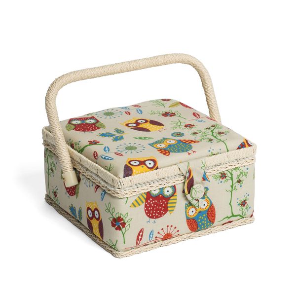 Hobby Gift MRS 9 Sewing Box: Small, Owl, 20 x 20 x 11 cm