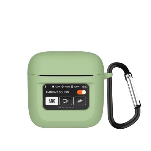 KANOYO for Tour PRO 2 Case, Silicone, Full Protective Cover for Earphones, Comes with Carabiner, Compatible with Tour Pro 2, Shockproof, Scratch-Resistant, Waterproof, Dustproof, Chargable, Light