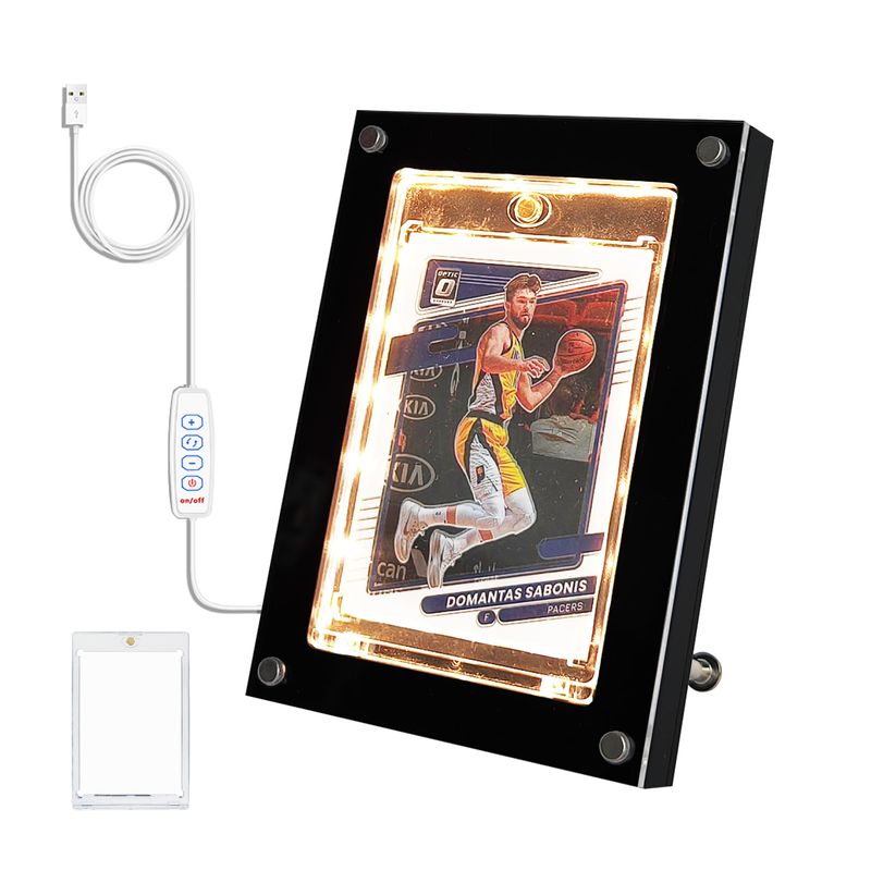 LED Trading Card Display Frame,Acrylic Trading Card Frames Desktop ...