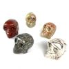 Skull Carving Medium Soapstone Made in Peru 1 Count Assorted 1.5"