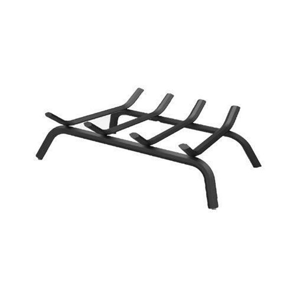 Panacea 18-Inch Black Wrought Iron Fireplace Grate