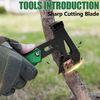 FLISSA 14-in-1 Multitool Axe Hammer Camp Hatchet Multi Tools LED Light EDC Knife