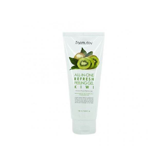 FARMSTAY All-In-One Refresh Peeling Gel Kiwi, 180ml/6.09 fl. oz.