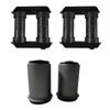 Rear Leaf Spring Front Eye Bushing And Shackles For 1968-1981 Camaro Firebird