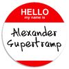 Hello My Name Is Alexander Supertramp - 100 Pack Circle Stickers 3 Inch