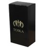 TOIKA Durable Waterproof Travel Cedar Wood Lined Cigar Humidor Case with Cigar Humidifier, Cutter and Lighter.Sturdy Cigar Box Holder Gift Set, Airtight,Holds up to 5 Cigars (Black)