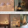 4 Pack 6.6ft 20 LEDs Battery Operated Mini LED Copper Wire String Fairy Lights
