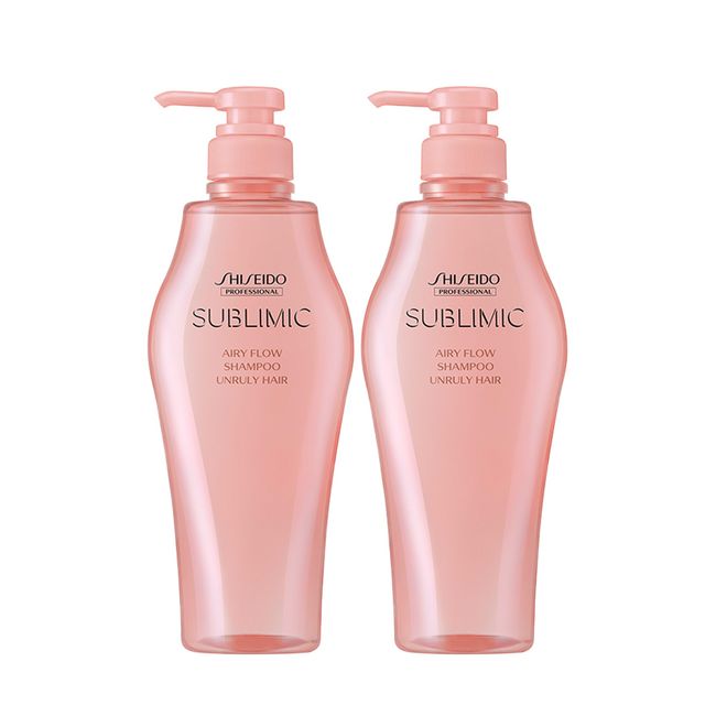 Subrimic Airy Flow Shampoo 500ml x 2 [for frizzy hair] + miniature gift