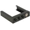 Delock 3.5? Front Panel > 2 x USB 2.0 and fansteuerung