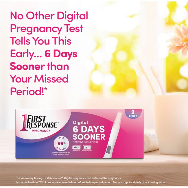 FIRST RESPONSE Early Result Pregnancy Test, 2 Count