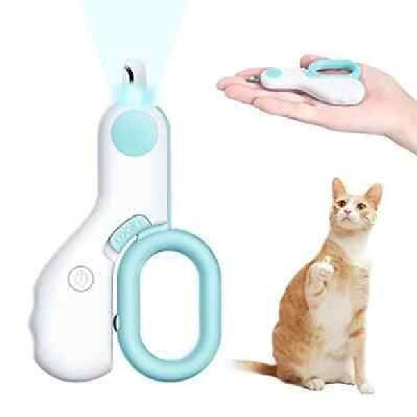 Cat Dog Nail Clipper with LED Light for Avoid Over-Cutting Pet Nail Trimmer(AM5)