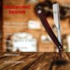 Krisp Beauty Professional Classic Straight Edge Barber Razor For Close Shaving - Salon Quality Manual Men's Beard Cut Throat Shavette With 10 Shaving Blades