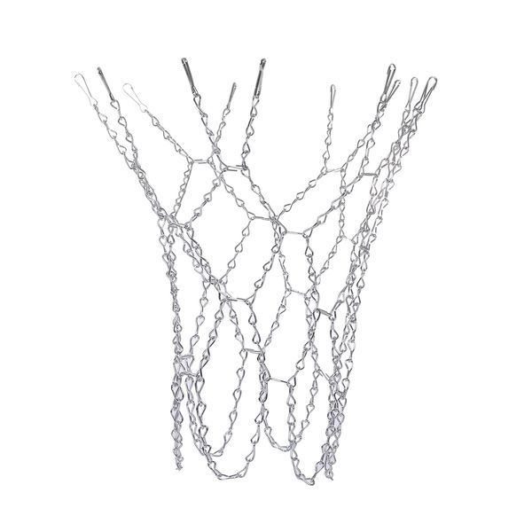 Pure Seek Basket Goal Net Chain Metal Chain Ring Wall Hanging Replacement Net Basketball Practice Basket Net