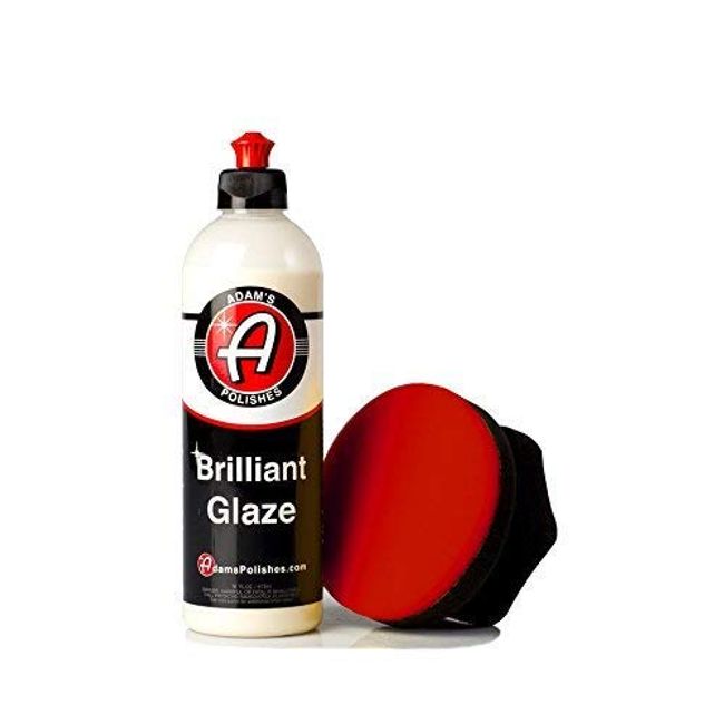 Adam's Brilliant Glaze 16oz - Amazing Depth, Gloss and Clarity - Achieve  that Deep, Wet Looking Shine - Super Easy On and Easy Off