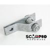 SCORPIO HARDWARE Ferrule Locking Winder Post Strainer Galvanised Chainlink Fencing Line Wire 3.5"