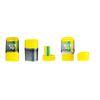 Pack2 x Random colour Tidy up Single Hole Tub Pot Pencil Sharpener Eraser School