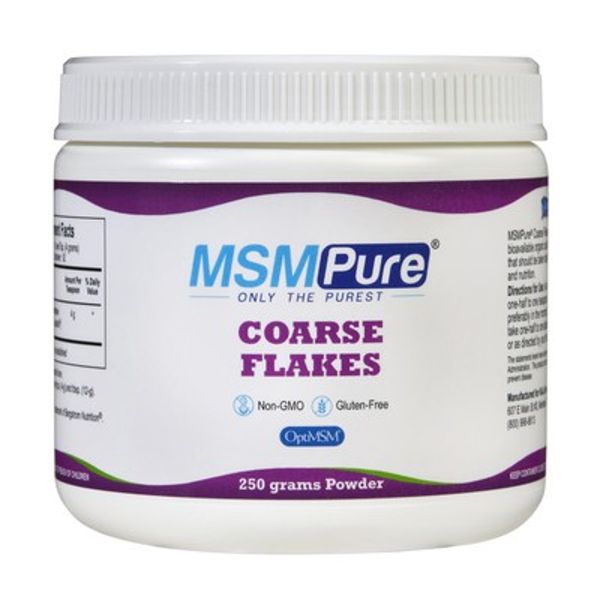 MSMPure Coarse MSM Flakes – Organic Sulfur for Joint Flexibility, Skin Appear...
