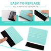 WRAPXPERT Felt Squeegee,10cm Vinyl Wrap Squeegee Tool,Teal Squeegee for Vinyl,Window Tint,Car Wrap,Wallpaper