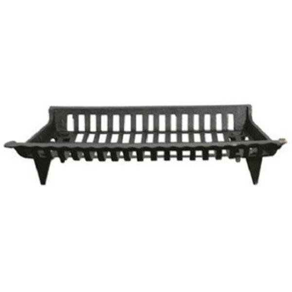 CG27 27 in. Cast Iron Fireplace Grate  Black