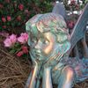 HomeStyles Dreamer Fairy 99010 Large Lying Statue Bronze Patina