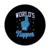 #1 Napper Foam Fingergrafik Nummer Eins von Napper World PopSockets mit austauschbarem PopGrip