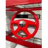 RAPTOR 15" RED WOOD GRAIN STEERING WHEEL