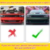 Black Front Bumper Lip Splitter Protector Cover Trim For Dodge Challenger R/T GT
