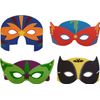 Soft Foam Superhero Mask (6 Supplied)