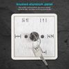 Key Switch, Access Control Panel 5 Position Key Switch Automatic Sliding Door Operation Function Selection On‑Off Weatherproof and Dustproof