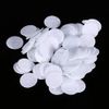 Haofy Filter Cottons,100 pcs Microdermabrasion Cotton Filters Round Filtering Pads Eco-Friendly Facial Cleaning Filters for Blackhead Eliminating Beauty(Diameter 10mm), White