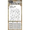 Tim Holtz Mini Layered Stencil Set 3/Pkg-Set #50