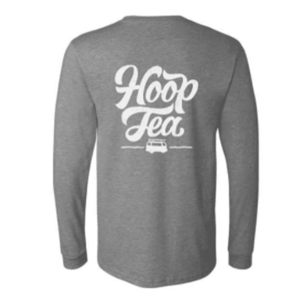 Hoop Tea (Heather Grey) / Long Sleeve Shirt - Small / Grey