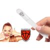 3 Swords Germany double sided GLASS NAIl FILES for natural and artificial nails with nail buffer and black plastic case