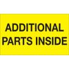 3" x 5" Additional Parts Inside Labels (500 per Roll)
