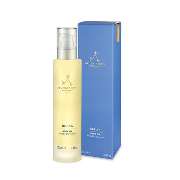 Aromatherapy Associates Relax Body Oil - Massage Oil with Vetivert, Camomile & Ylang Ylang, Body Treatment, 100 ml